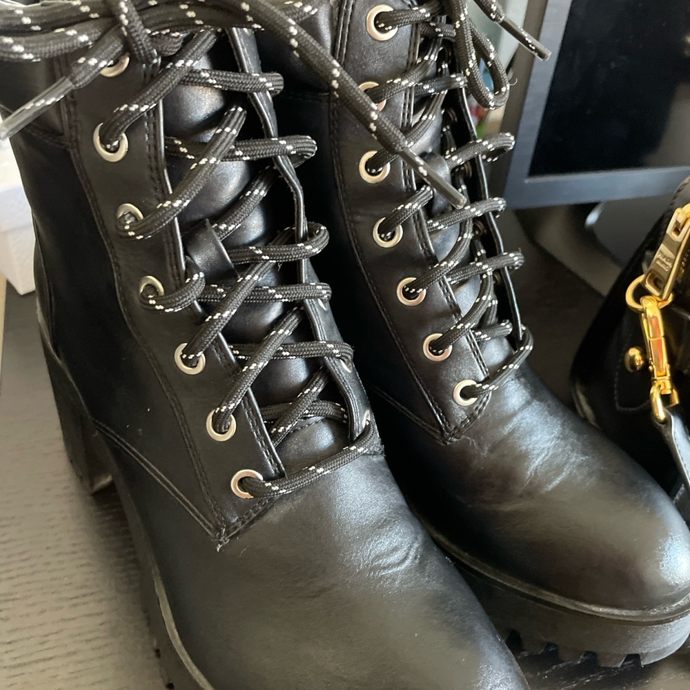 Bershka combat boots size 38